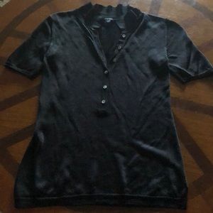 Theory Short Sleeve Blouse Top